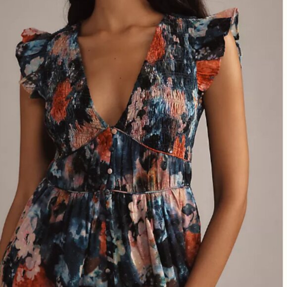 Peregrine Jumpsuit Printed Eyelet Edition - Anthropologie - Picture 4 of 5